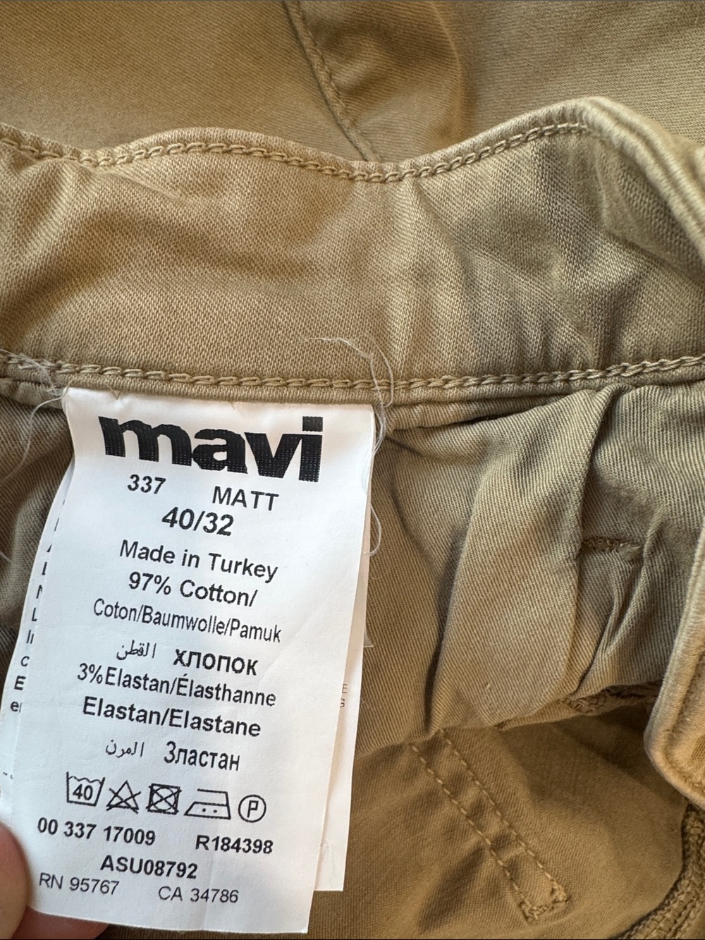 Mavi Men's Khaki Chinos - Picture 6 of 6